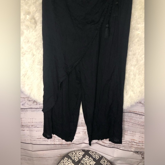 VENUS Elegant Black Swim Coverup Wrap pants size Large NWOT - Picture 5 of 12